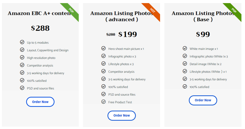 Amazon Product Listing Prices